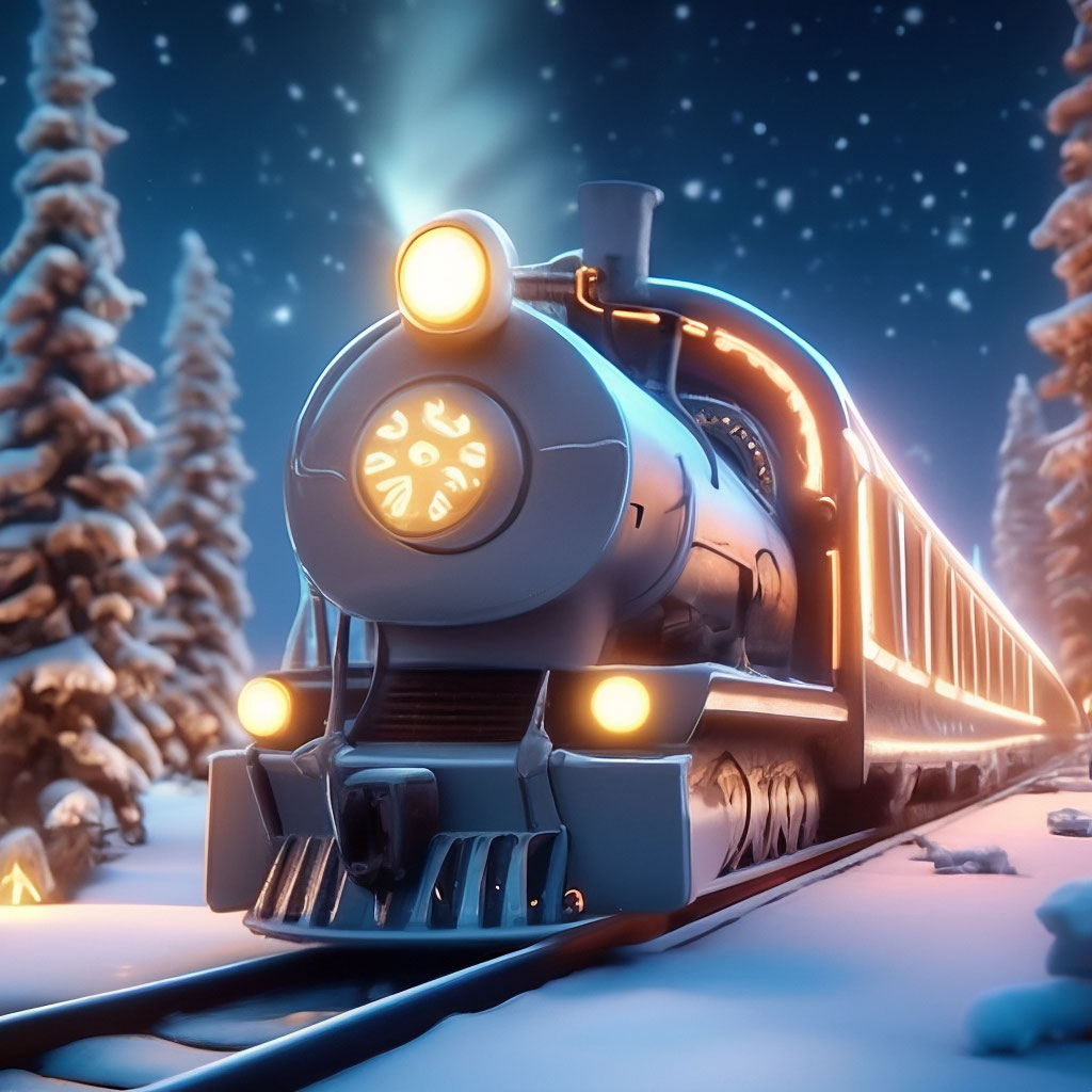Polar Express Train Cartoon North Pole Express Archives Bebehblog