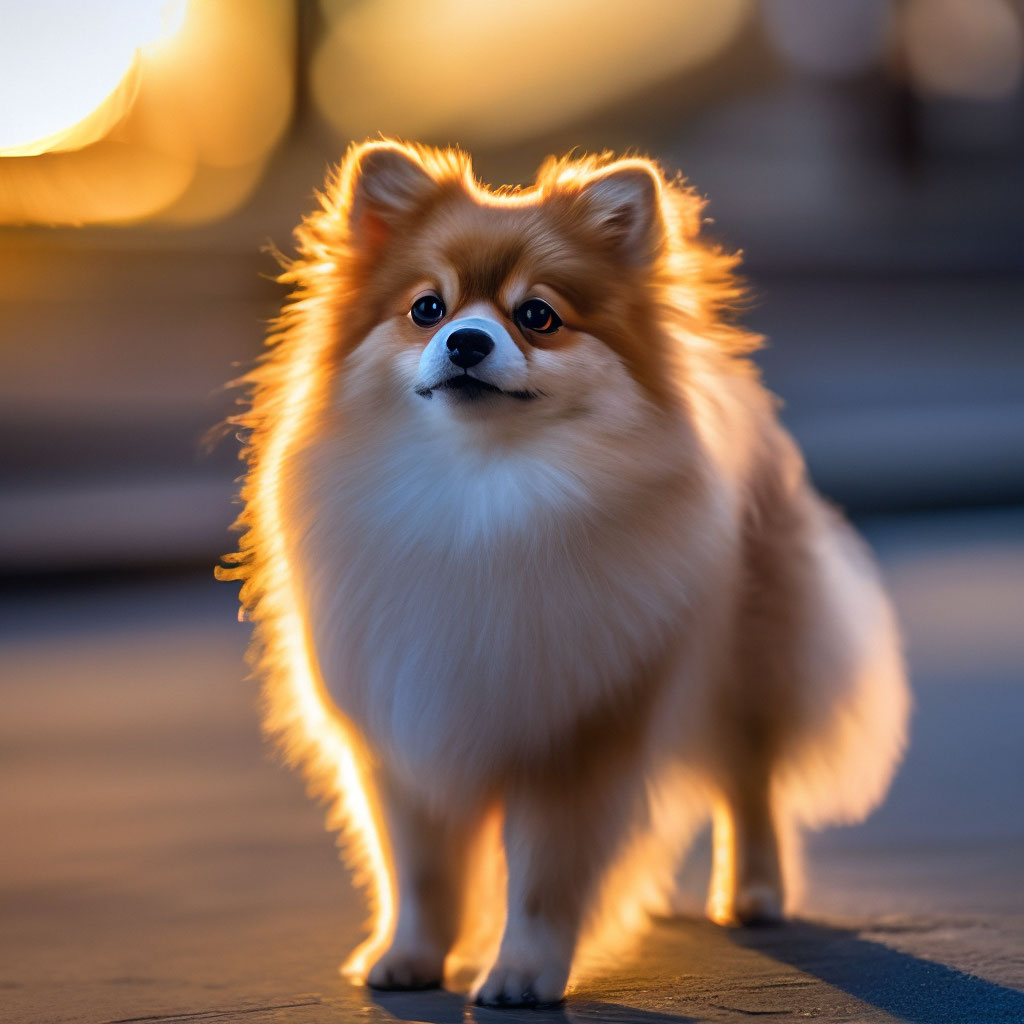 ❤️🐶 Красивый пёс японский шпиц…» — создано в Шедевруме