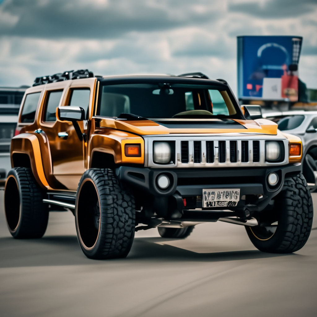 Hummer H3 stance, tuning, custom, …» — создано в Шедевруме