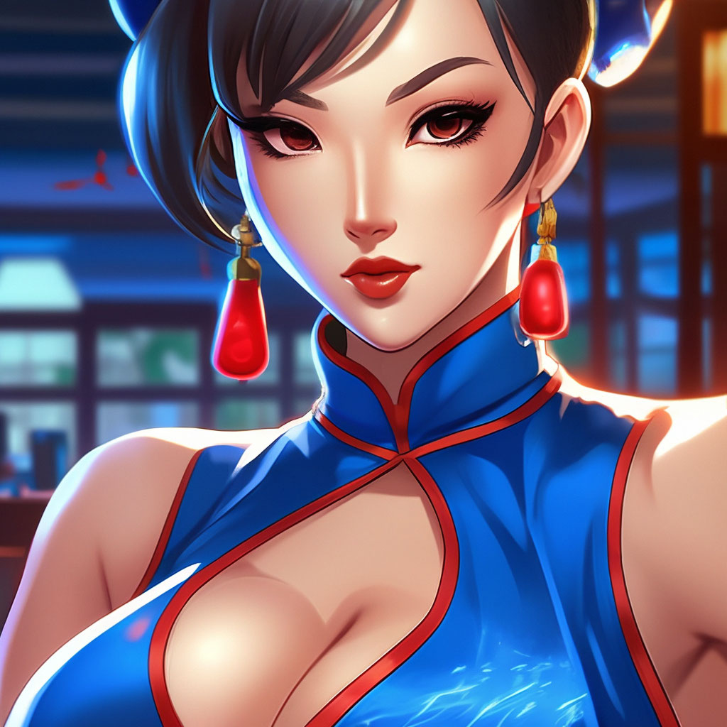 Chun-Li é uma personagem de - Girls of Comics Rainbow