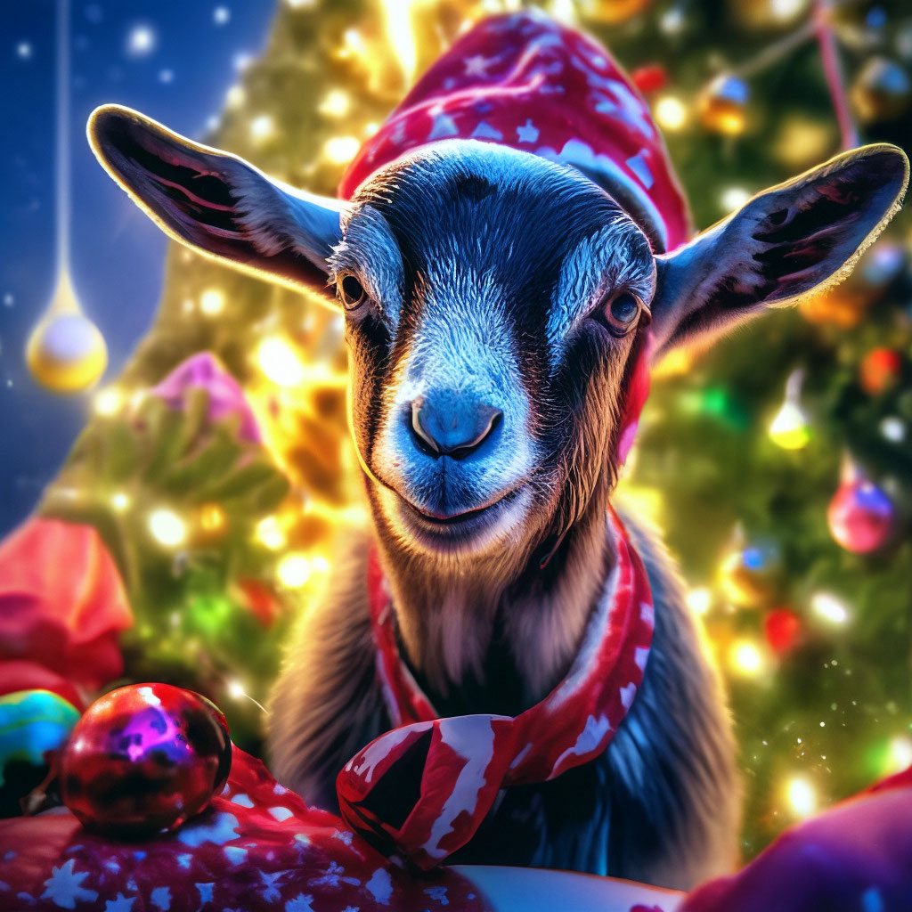 Новогодние открытки с годом Овцы (Козы)