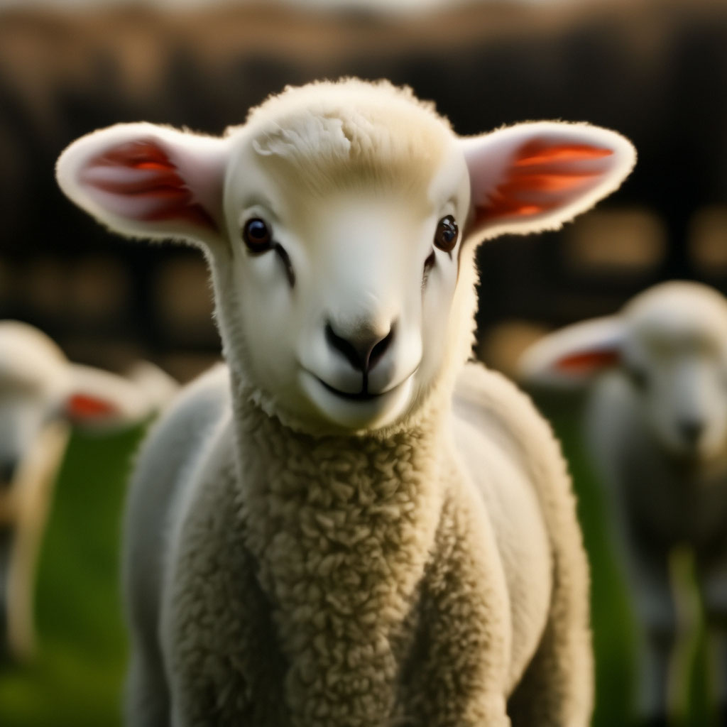 Милая овечка рисунок - 69 фото