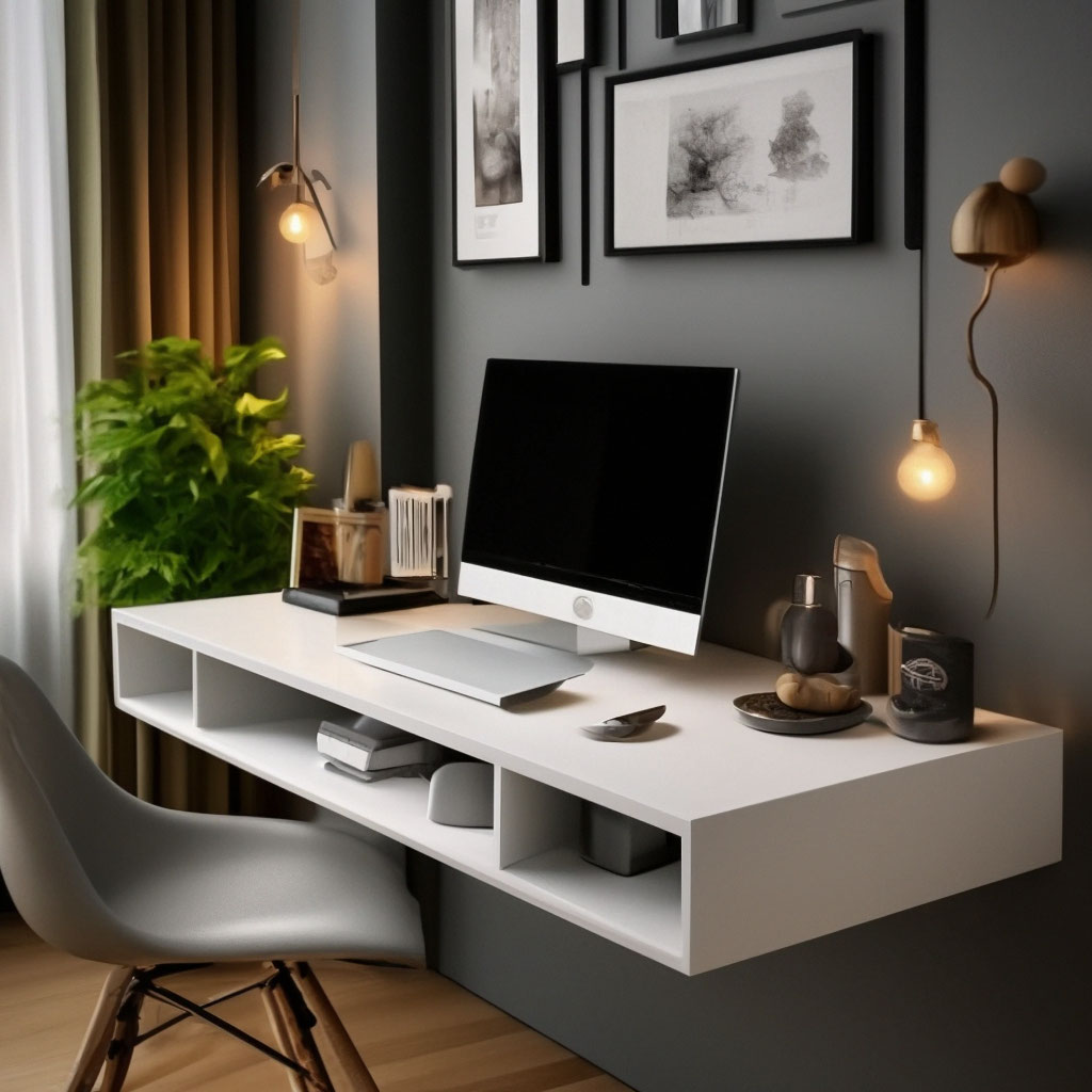 Floating store ikea desk