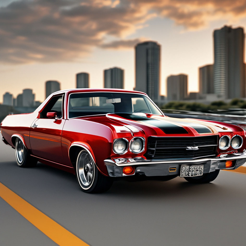 Chevrolet El Camino авто…» — картинка создана в Шедевруме