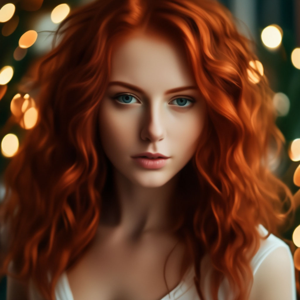 Рыжая девушка