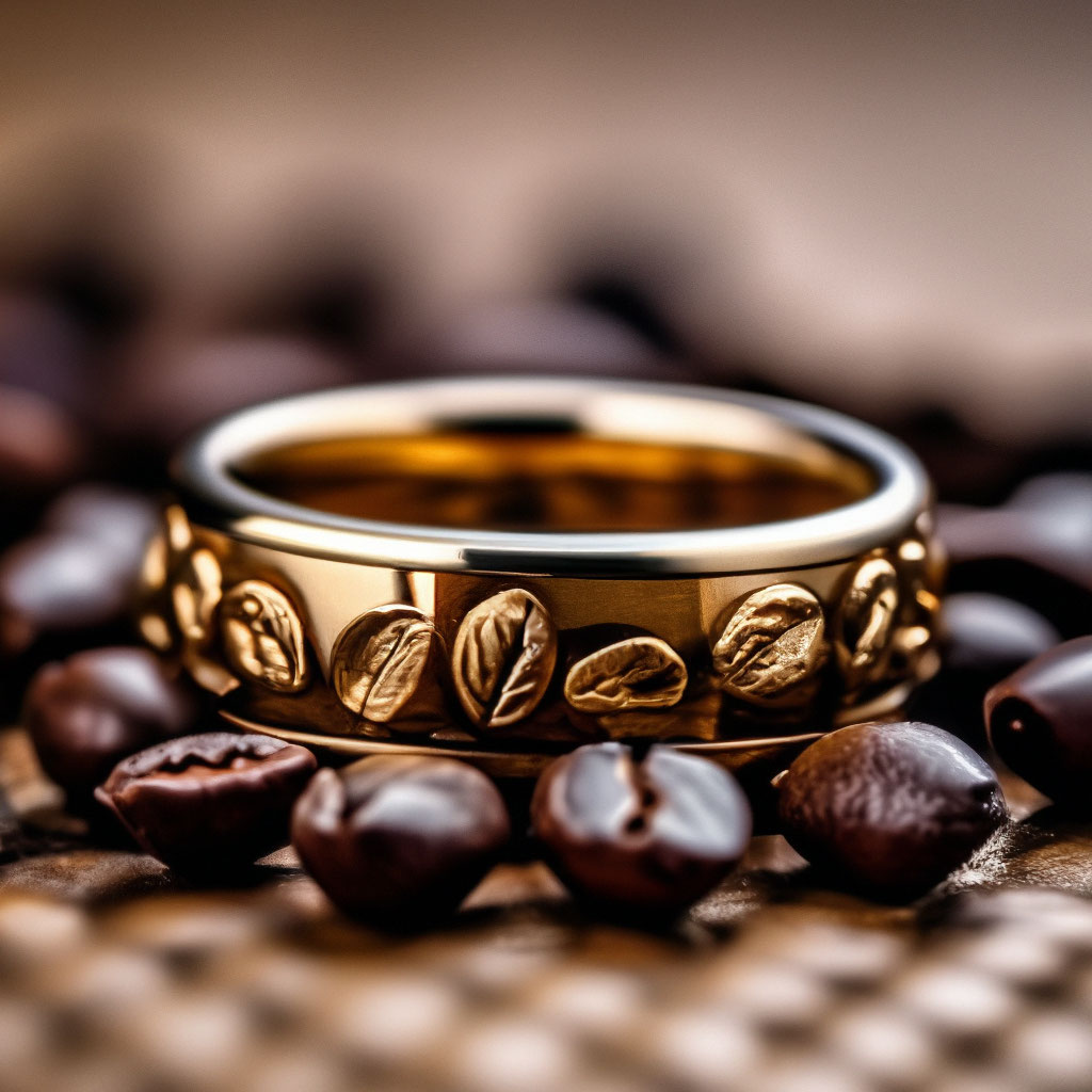 Coffee wedding ring | Beachweddingtips.com