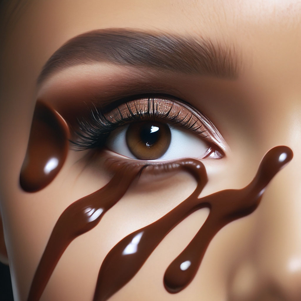 «Шоколадный глаз без белка» — создано в Шедевруме