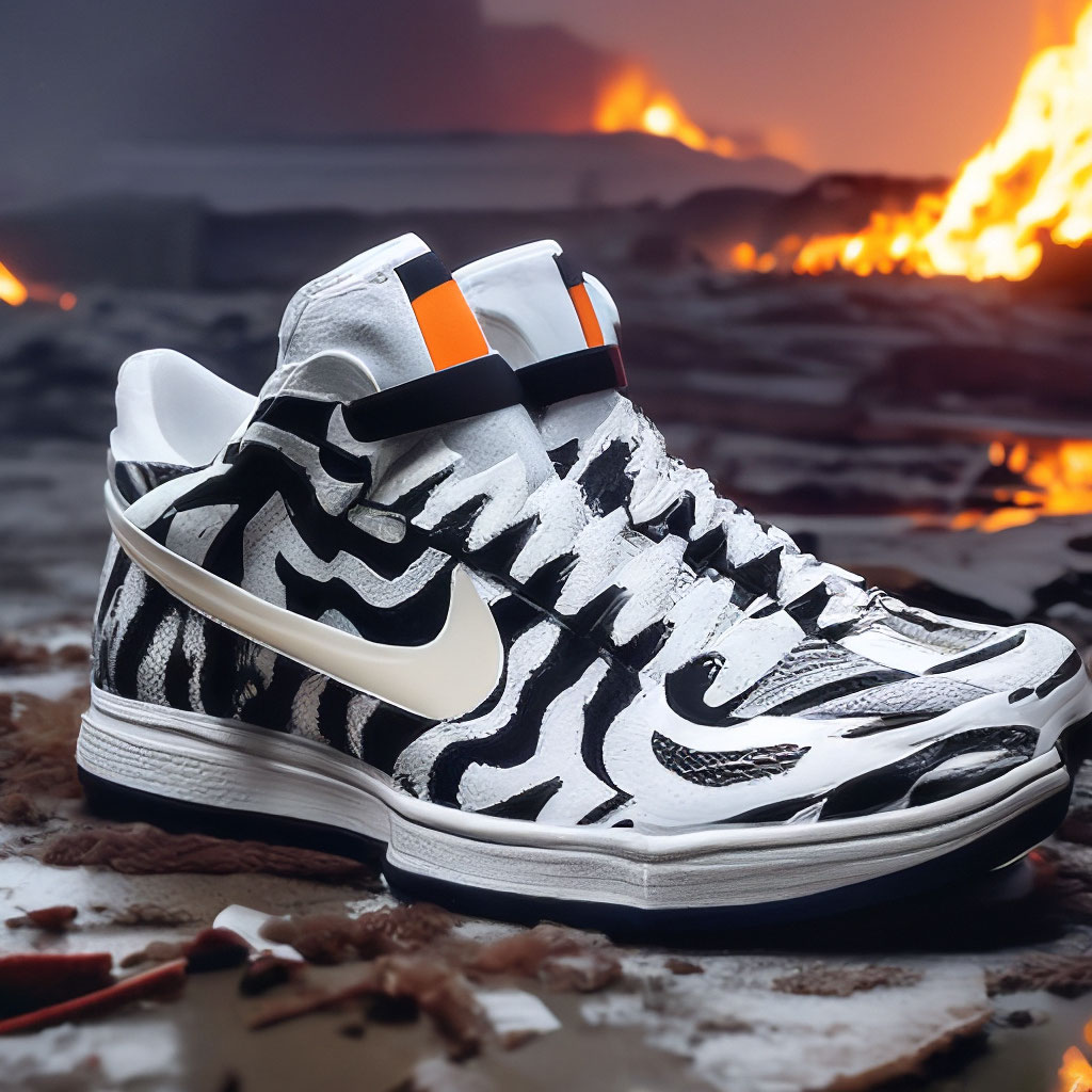 Nike zebra trainers on sale