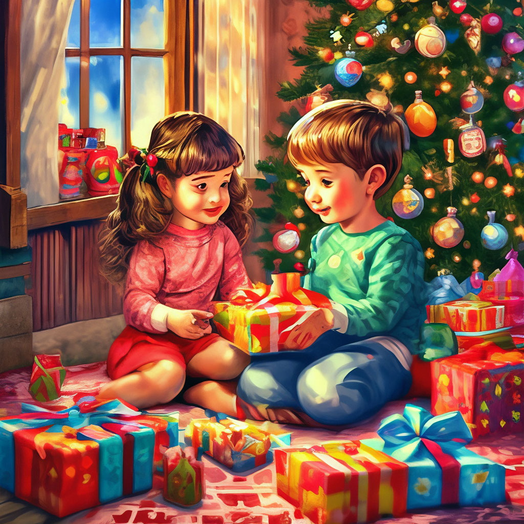 Новогодний подарок Посылка Детки