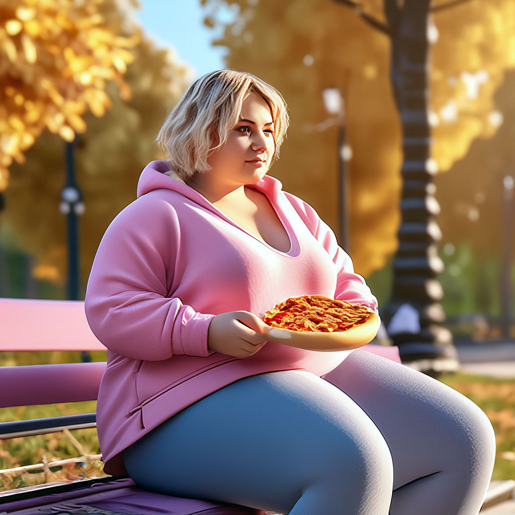 Толстая женщина: изображения без лицензионных платежей