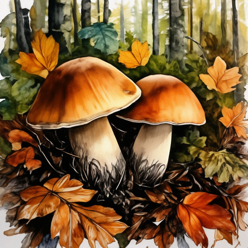 «Белый гриб картинка раскраска» фото и описание