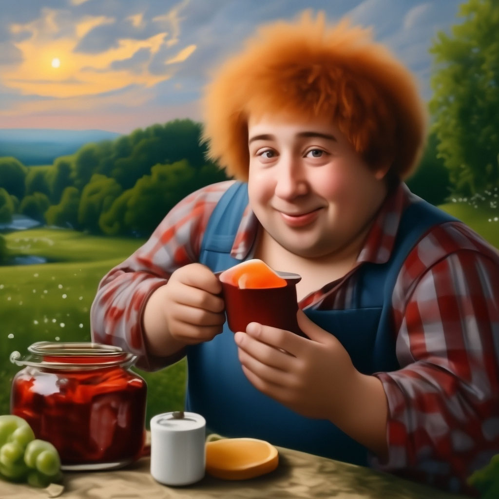 Карлсон с пивом