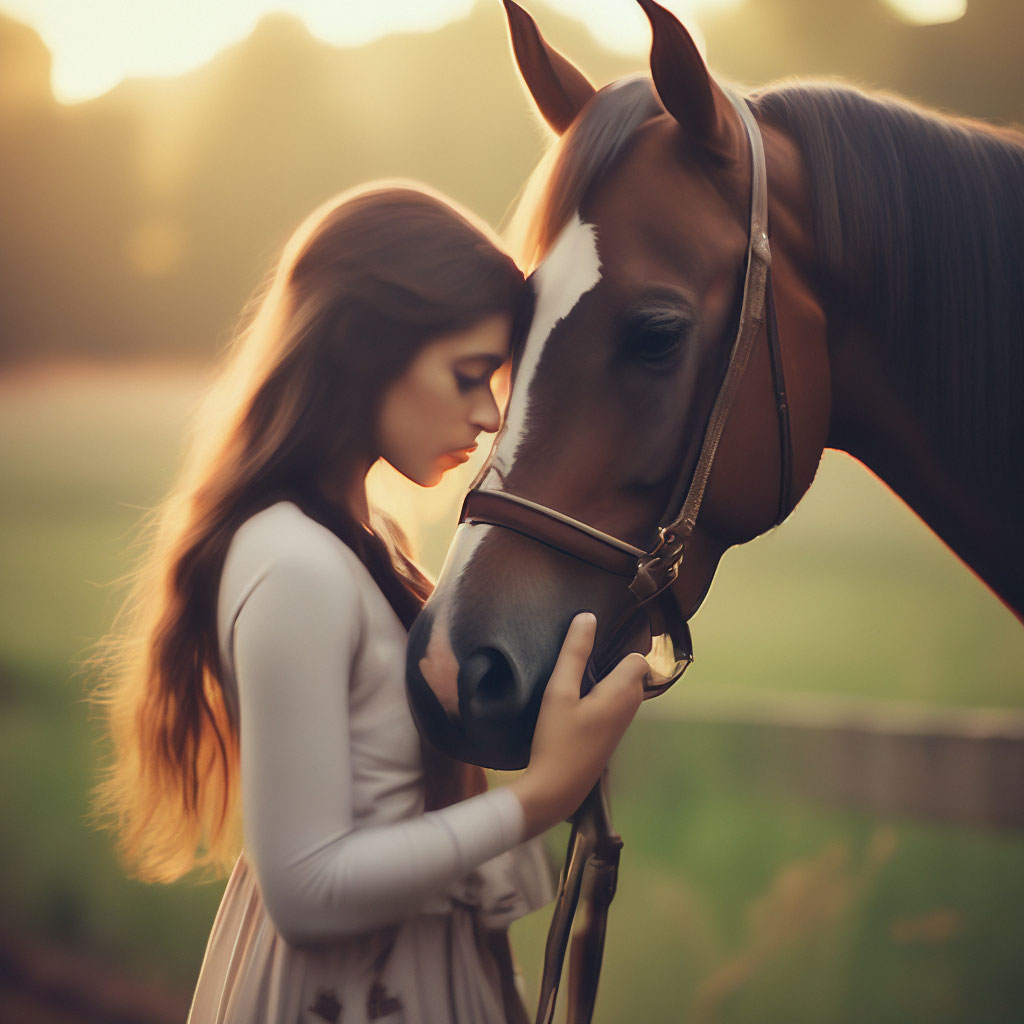 Horse girl love