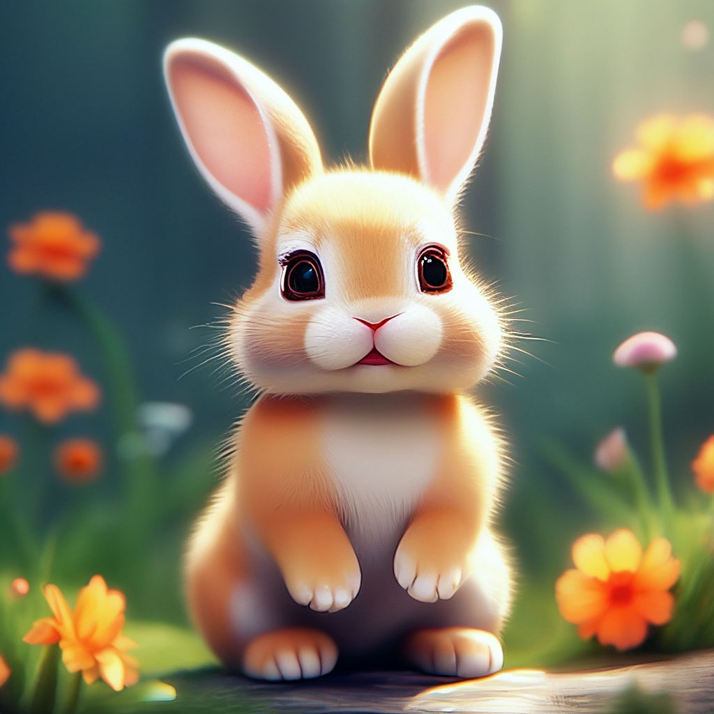 Милый кролик | Рисунки кроликов, Иллюстрации кроликов, Иллюстрации