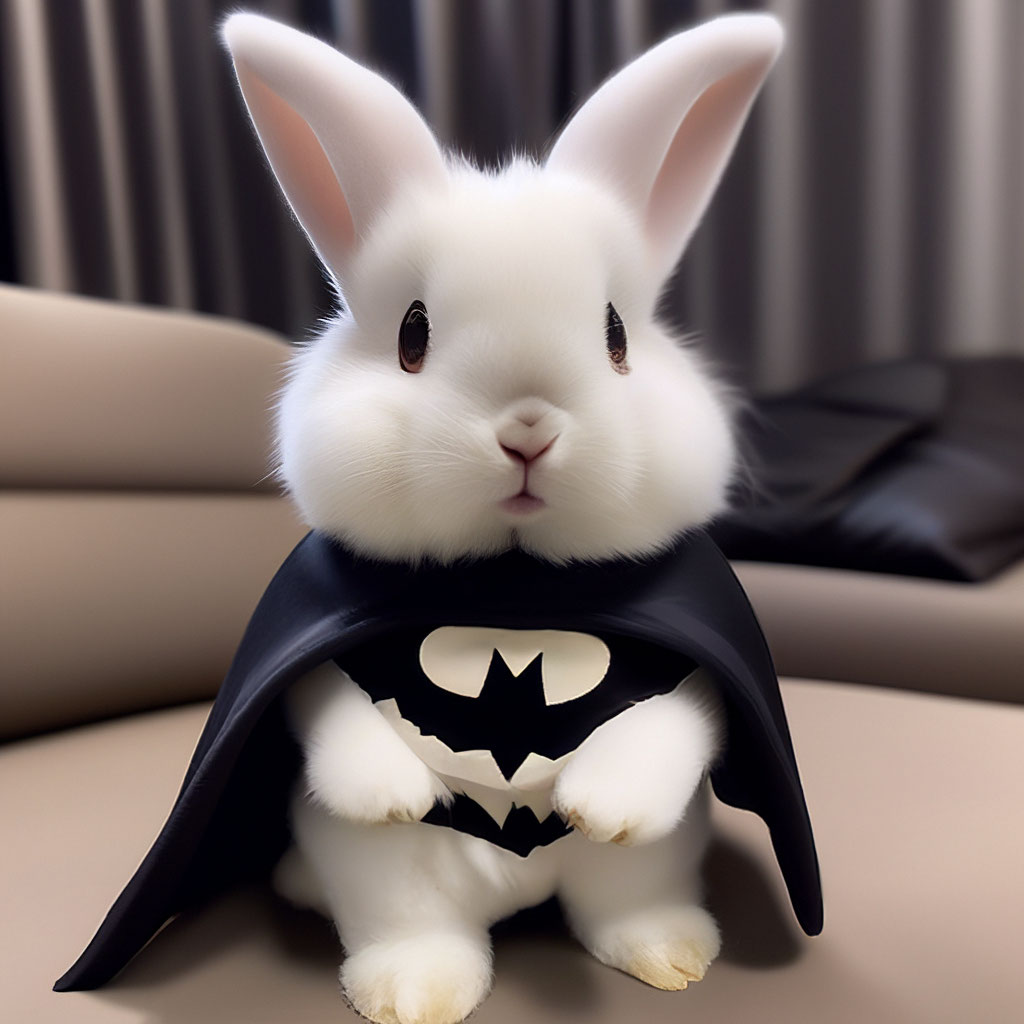 The Batman White Rabbit Costume