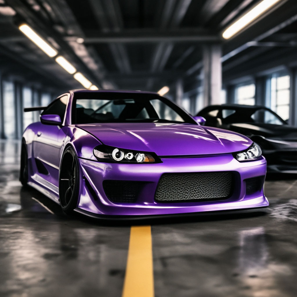 Nissan Silvia s15 черная