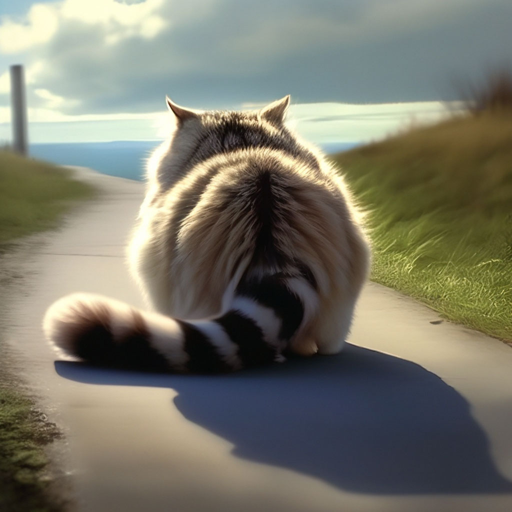 Кот ушла лес. Кот ушла лес