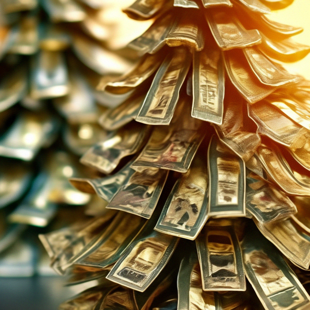 Новогодняя елка из денег – подарки к празднику своими руками. Мастер-класс с пошаговыми фото