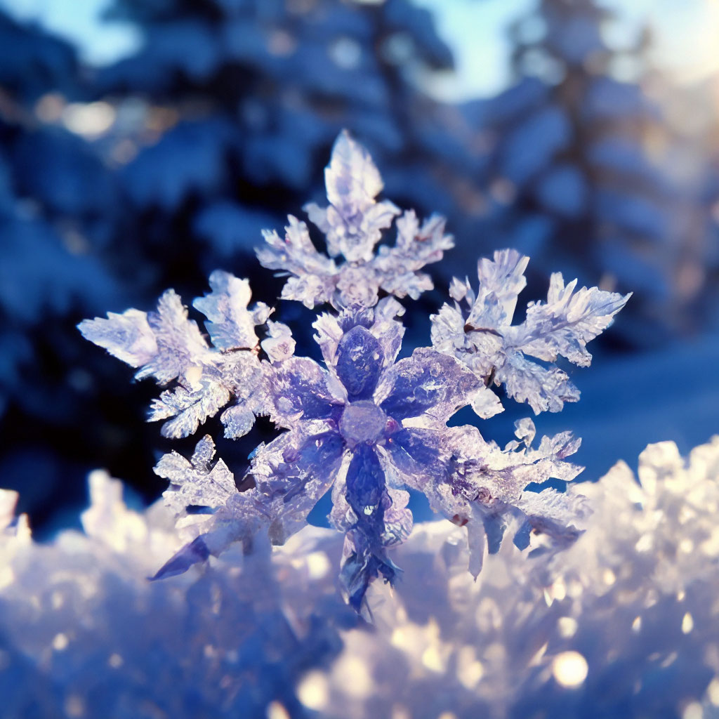 Хрустальная красота природы зимой