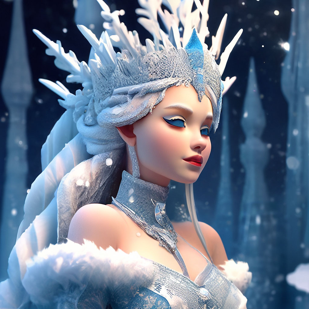 Рисунки снежная королева картинки - 82 фото
