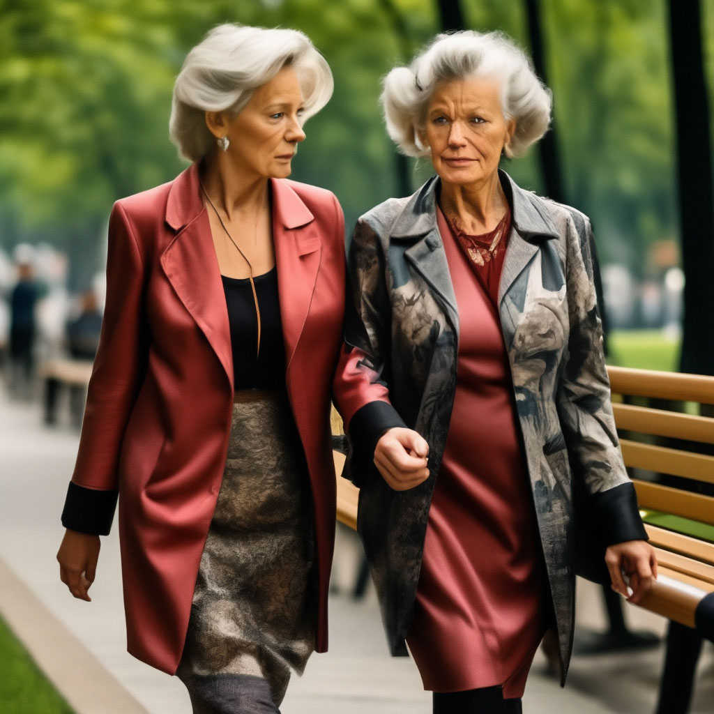 Красивые и стильные пожилые женщины Нью-Йорка (фотографии)