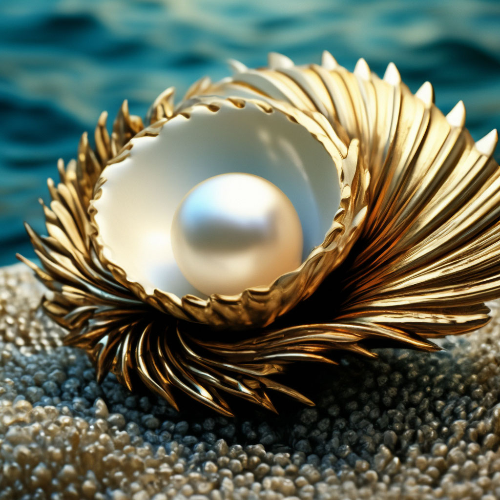 The Sea Is A Pearl In A Shell…» — Создано В Шедевруме