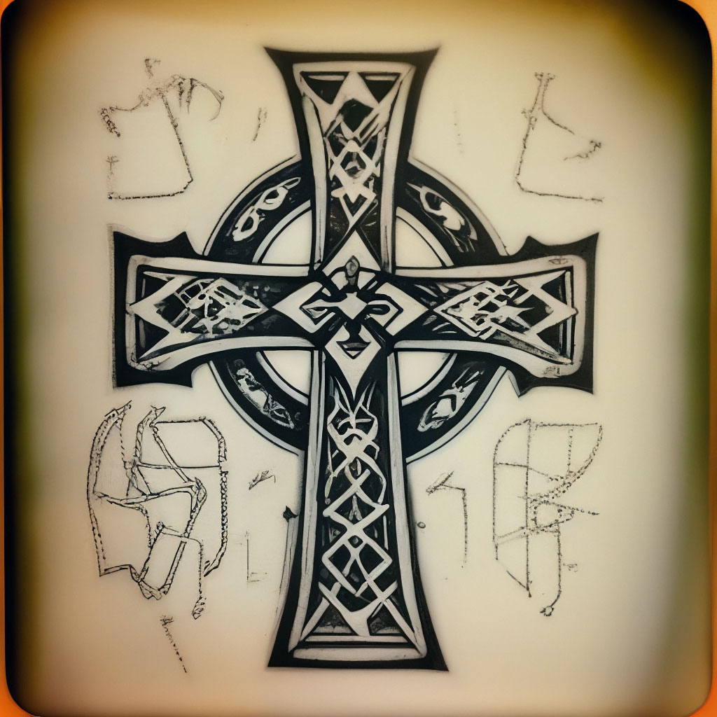 Тату кельтский крест: значение, 39 фото татуировки, эскизы