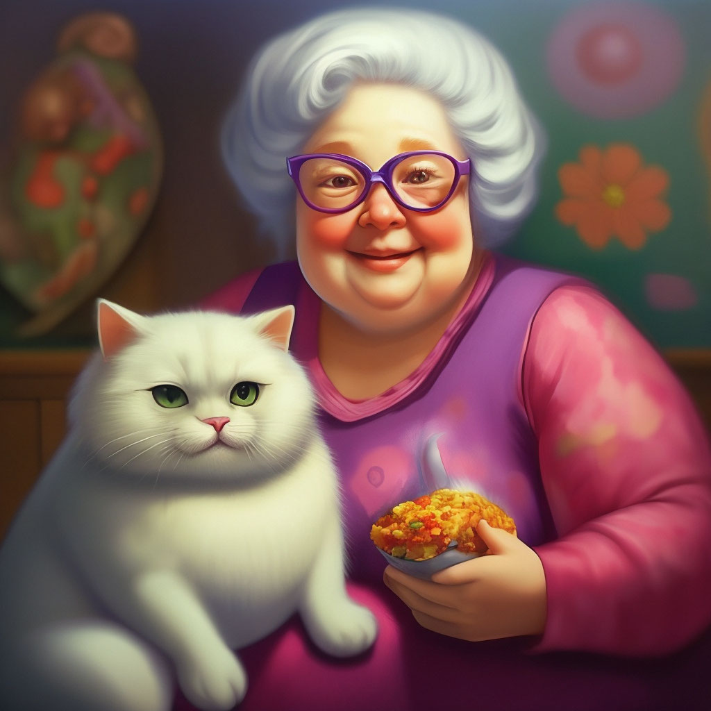 Grandma cat