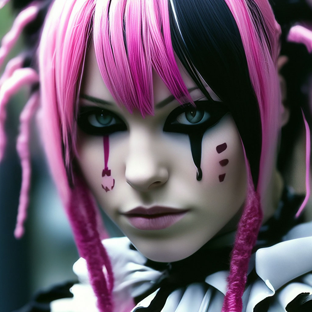 Chica Emo De Pelo Rosa