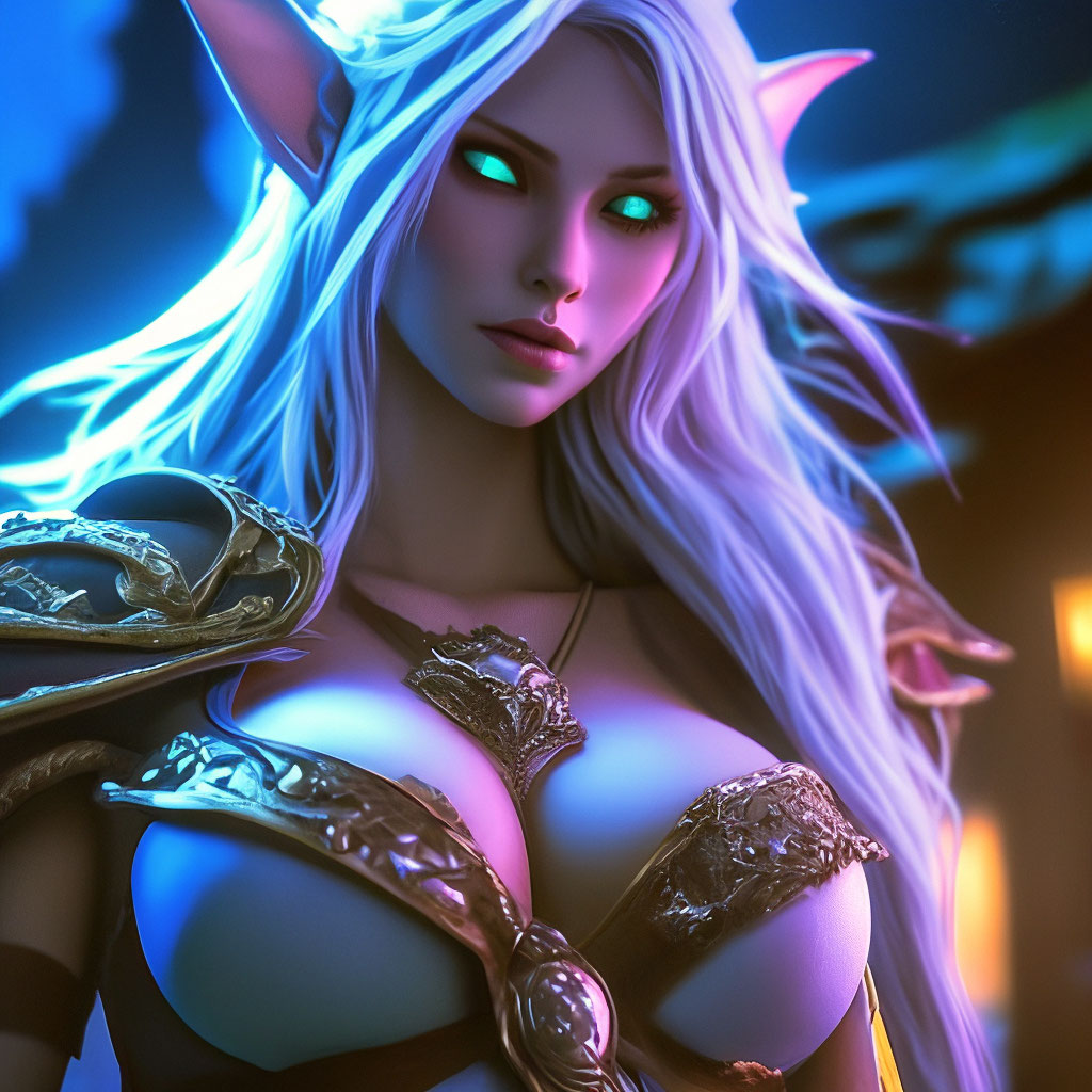 World of Warcraft, разбойница …» — создано в Шедевруме