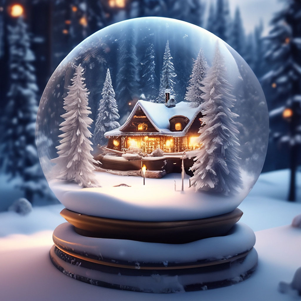 Зимний шар: украшение зимних праздников» — создано в Шедевруме
