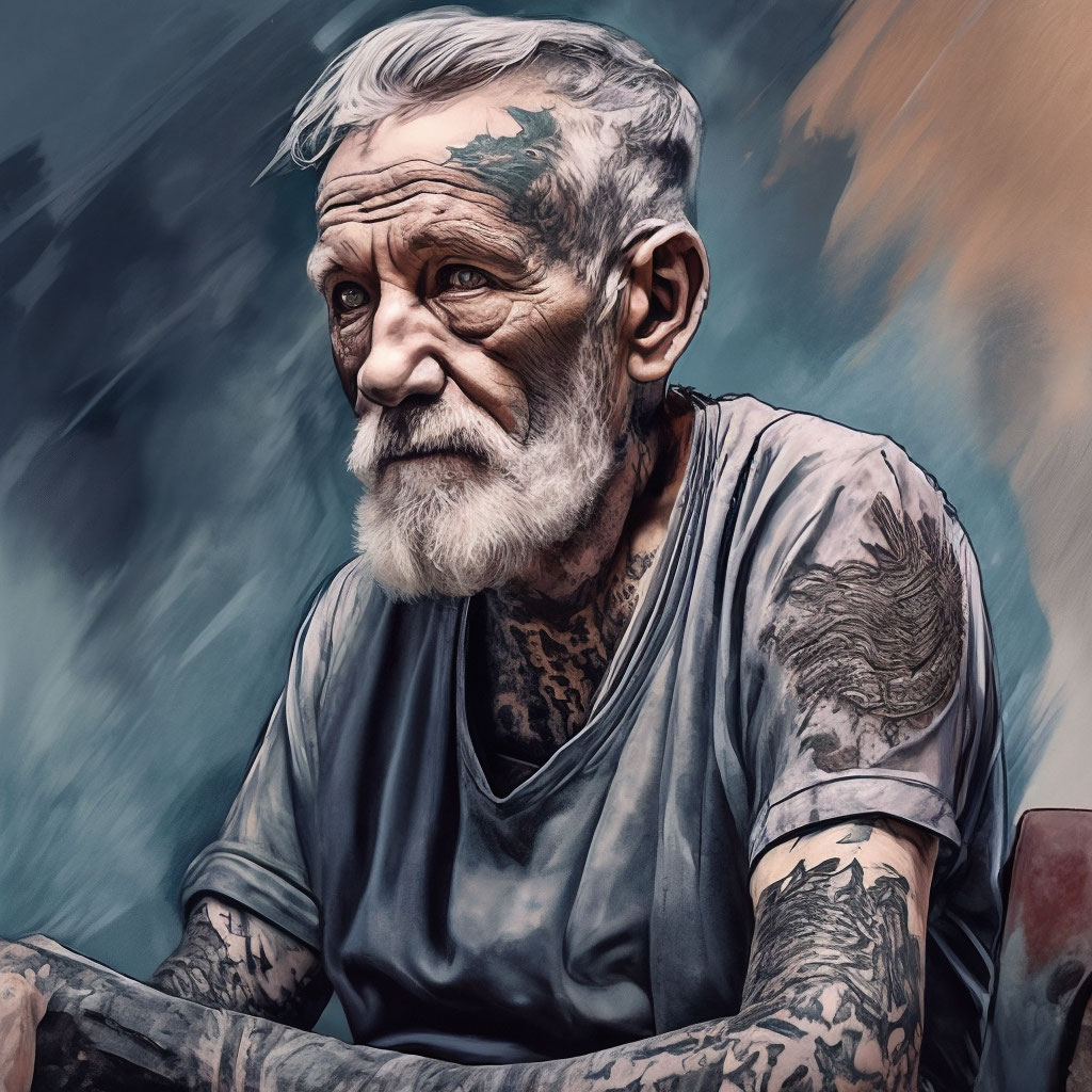 Что будет с татуировкой в старости | VK