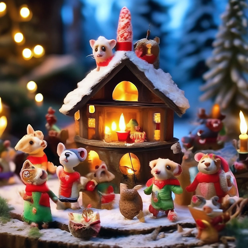 Новогодние Игрушки, Свечи И Хлопушки…» — Создано В Шедевруме