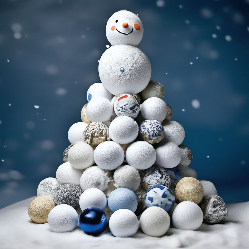 снеговик своими руками из шаров на новый год | Дзен