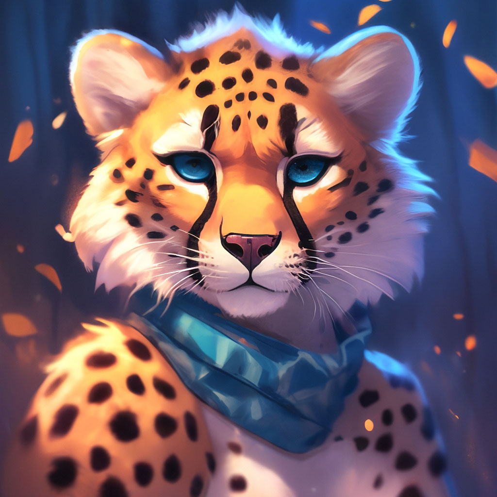Furry art cheetah