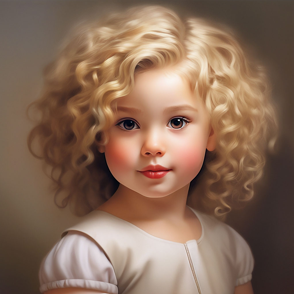 Кудрявая маленькая девочка изображение_Фото номер _JPG Формат изображения_витамин-п-байкальский.рф