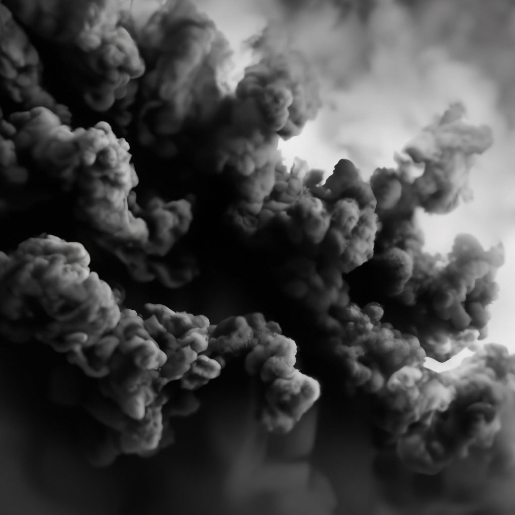 Объёмный чёрный дым» — создано в Шедевруме