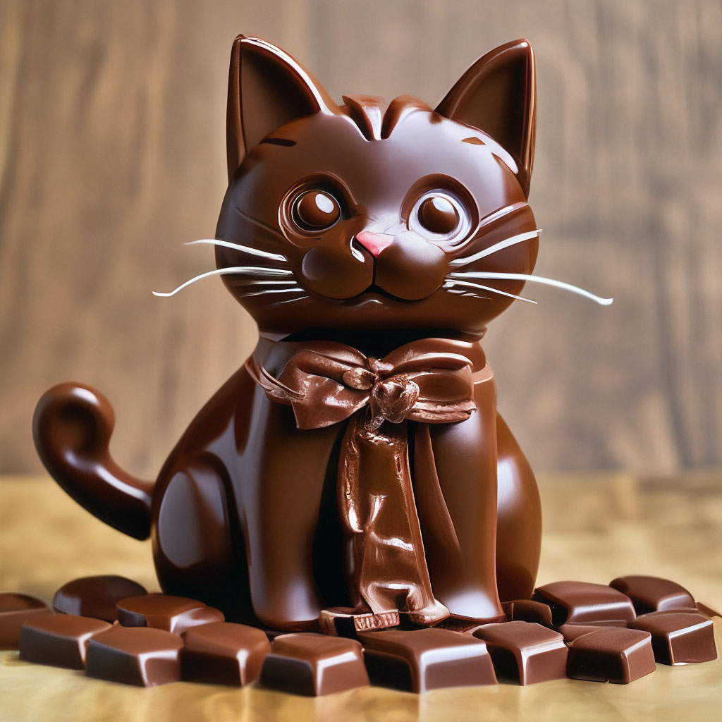 Кот шоколад