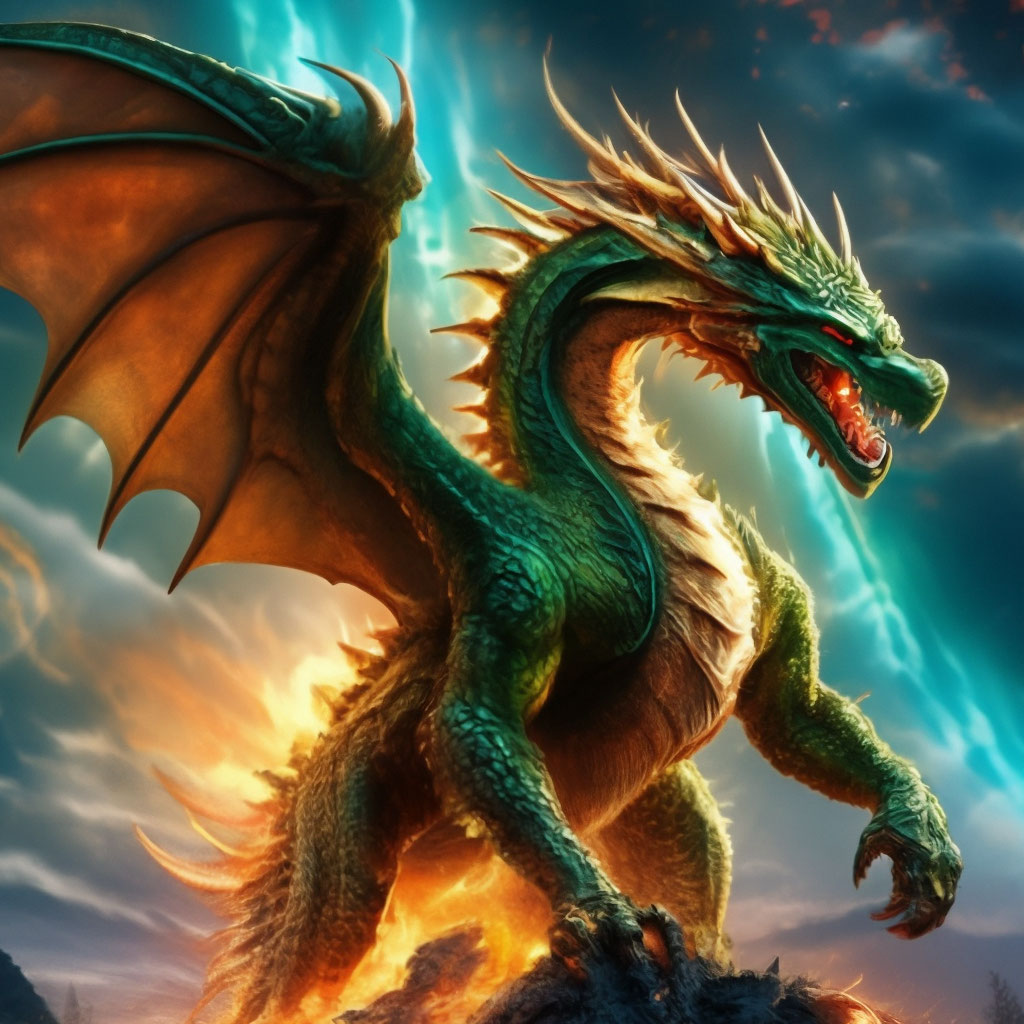 Игрушка интерактивная Dragon Большой Дракон (движение/свет/звук)