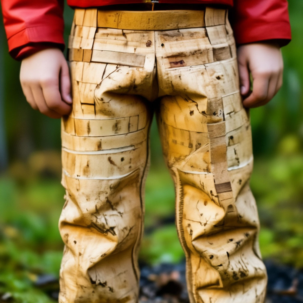 шили мне штаны из березовой коры