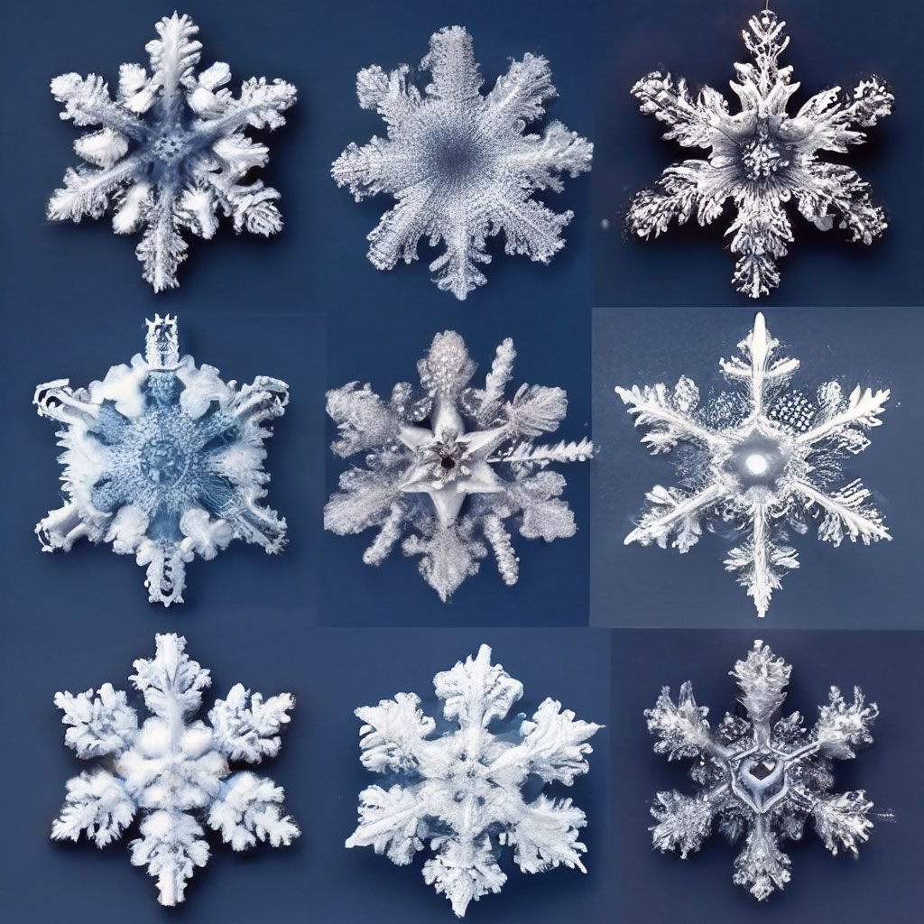 Снежинки из разных материалов: идеи рукоделия