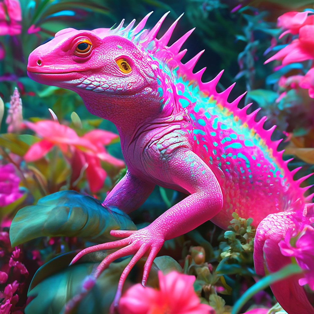 Красная ящерица