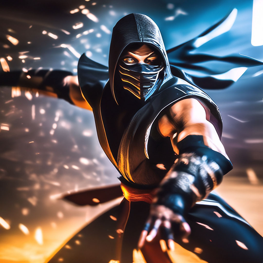 Картинки noob saibot, mortal kombat, 3d - обои x, картинка №