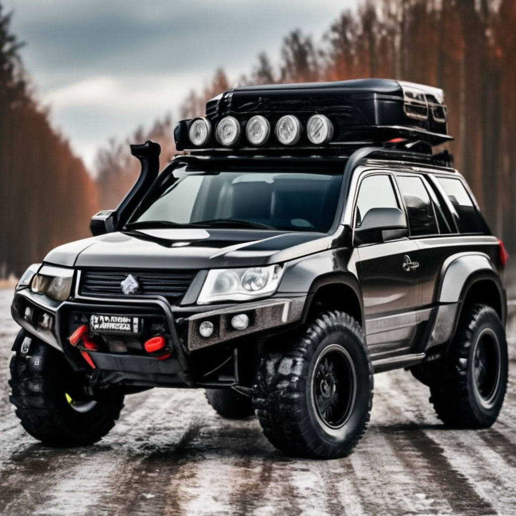 В Японии стилизовали Suzuki Jimny под легенды Renault и Lancia