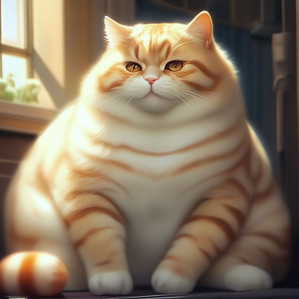 Коты, толстые коты, круглые коты, …» — создано в Шедевруме