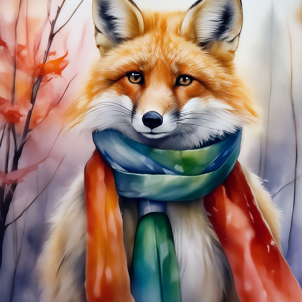 Fox The Great, Лисица, Рисует …» — Создано В Шедевруме