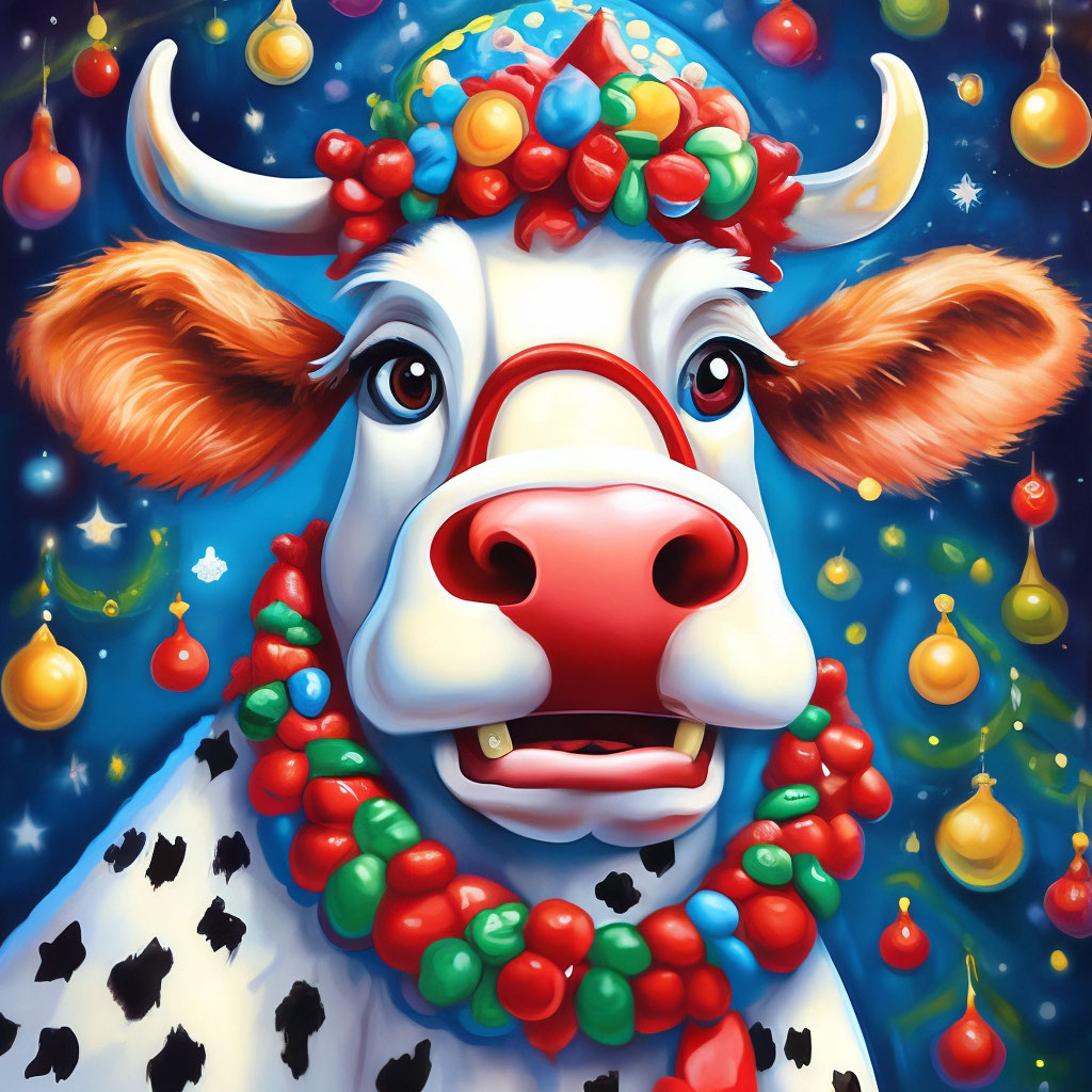 Веселая корова» — создано в Шедевруме