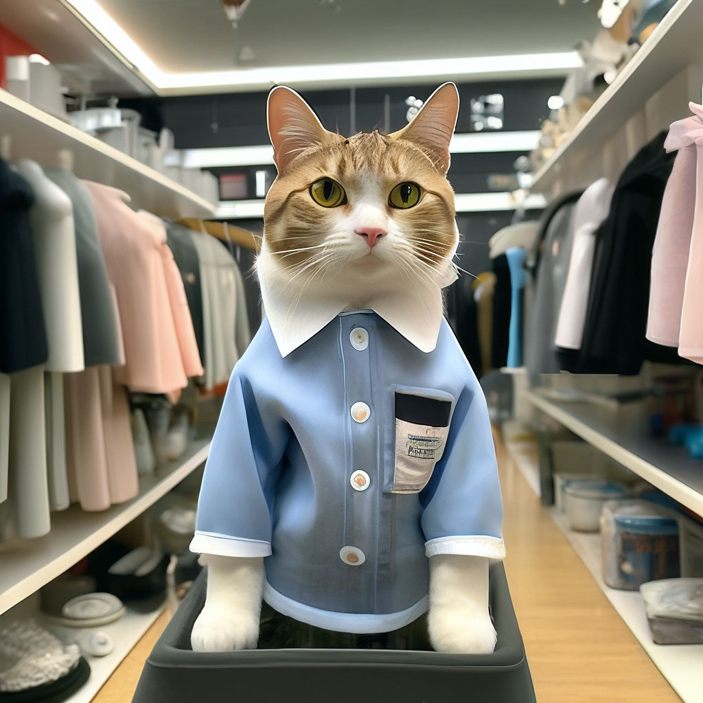 Cat clothing store best sale