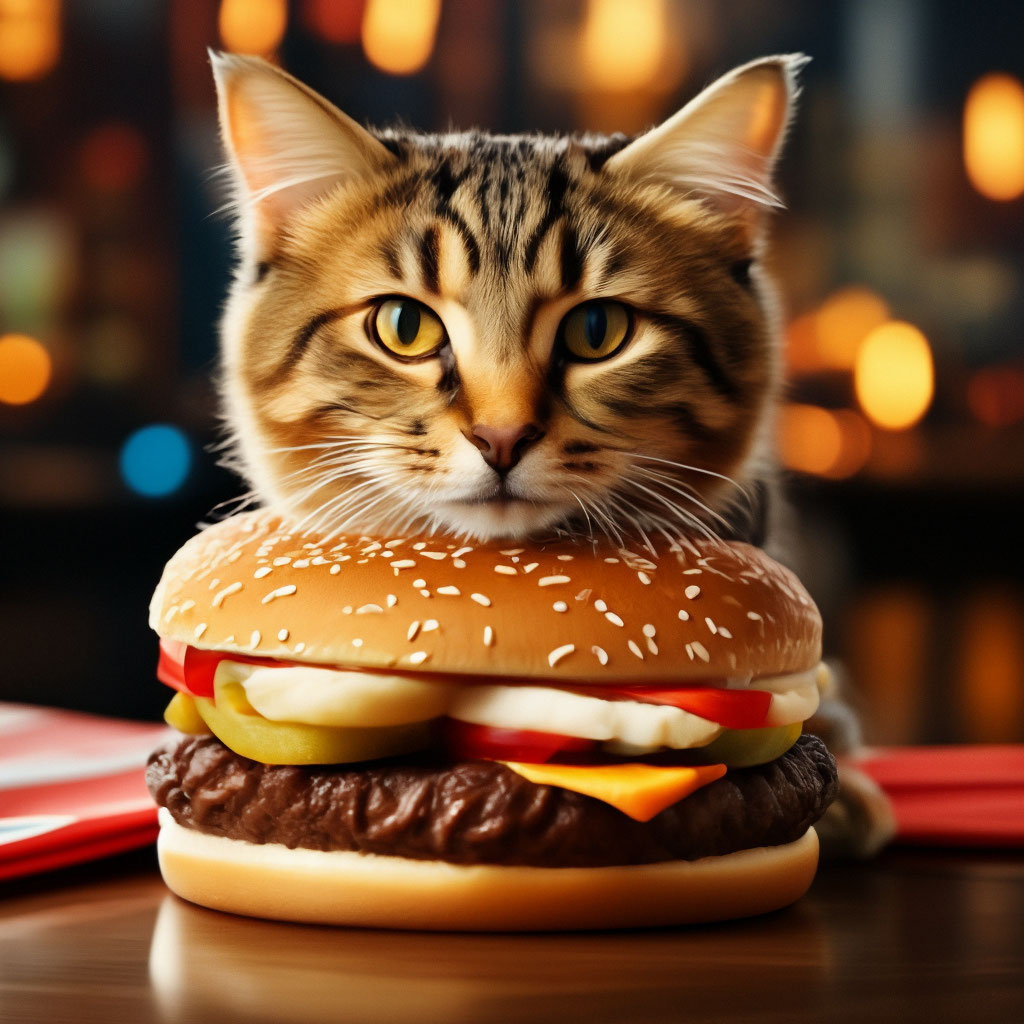 Burger 2025 king cat