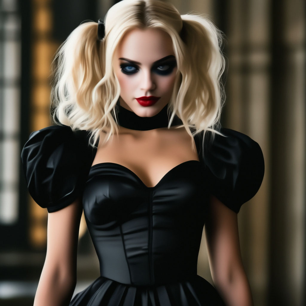 knee length dresses for ladies Harley Quinn Black And Red Halloween Costume Unitard